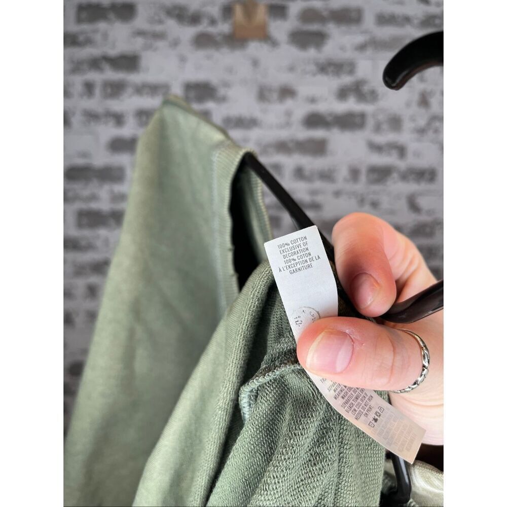 Aerie | women green crewneck distressed - Picture 4 of 10